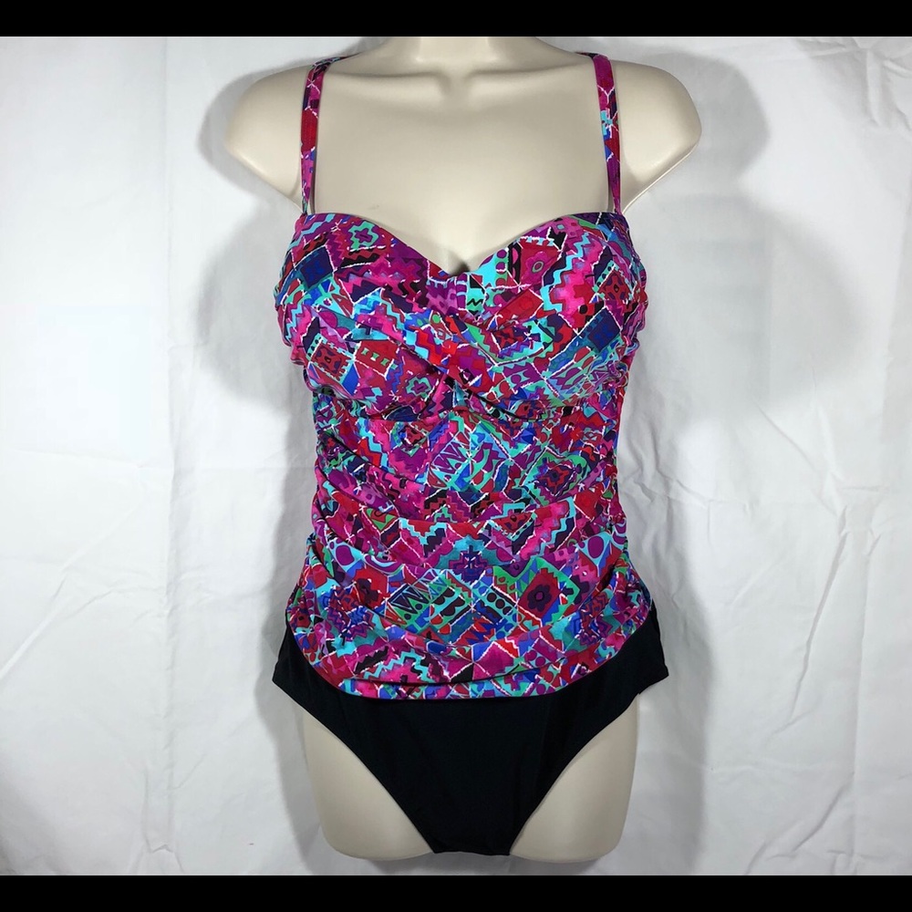 Profile by Gottex One-Piece Swimsuit Size 14D NWOT